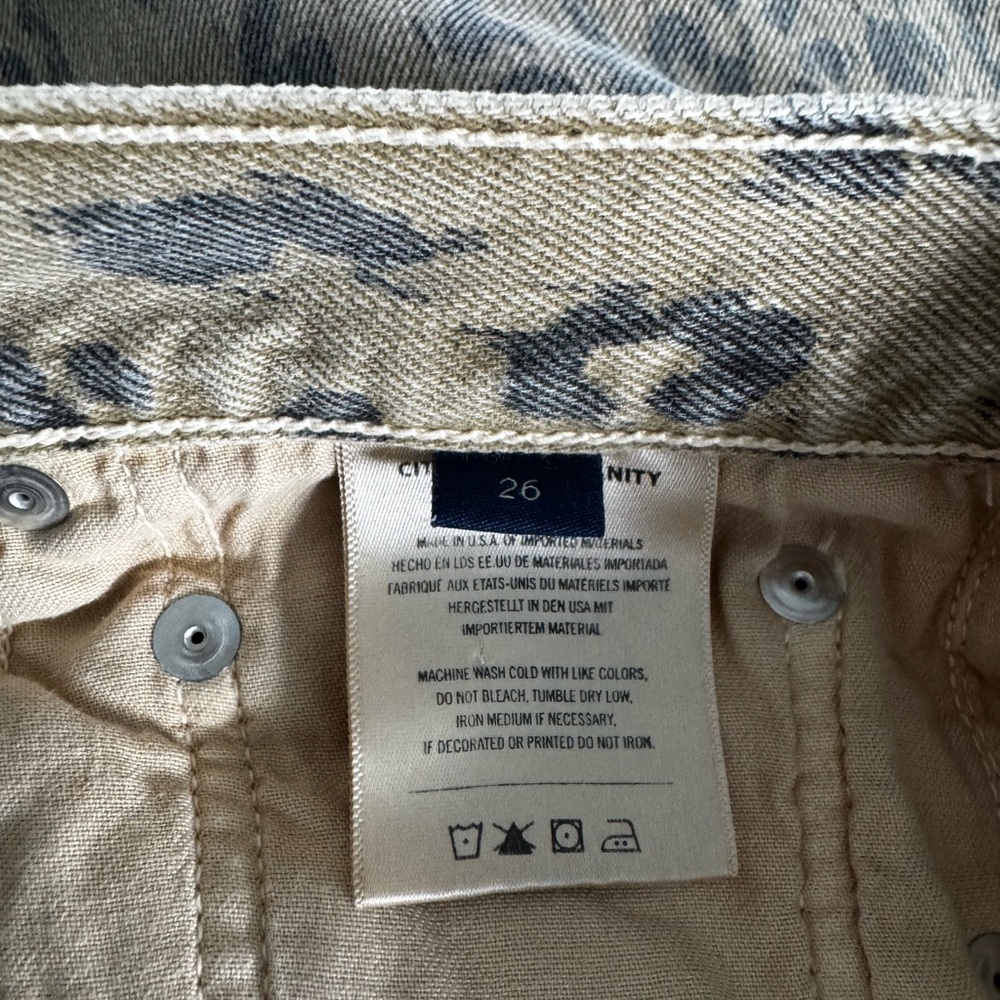 NWT Citizens of Humanity Miro Jeans Natural Cheetah 26 $298.00 - Picture 8 of 9